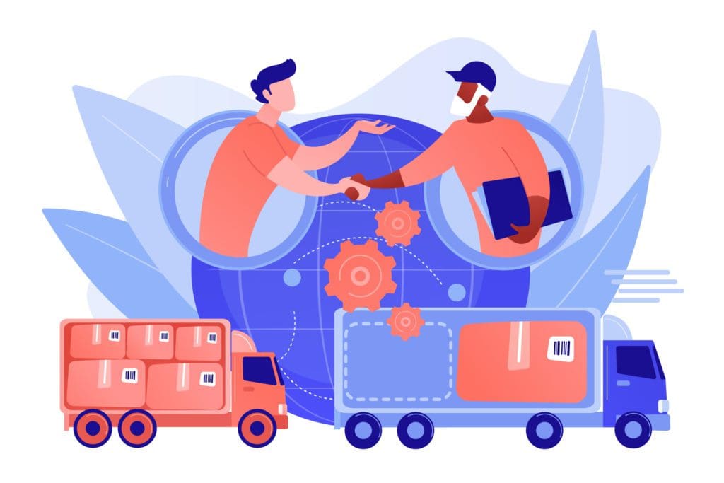 Collaborative supply chain concept art
