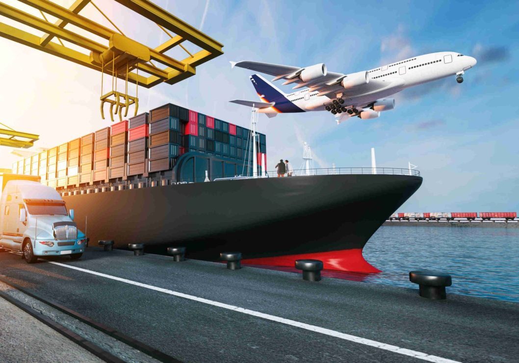 Transport infrastructure at seaport