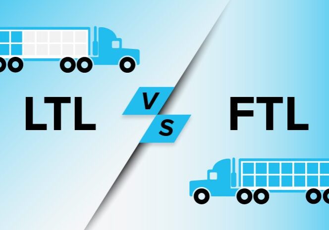 Freight shipping methods illustrated